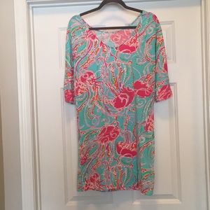 Lilly Pulitzer super fun jelly fish 100% cotton